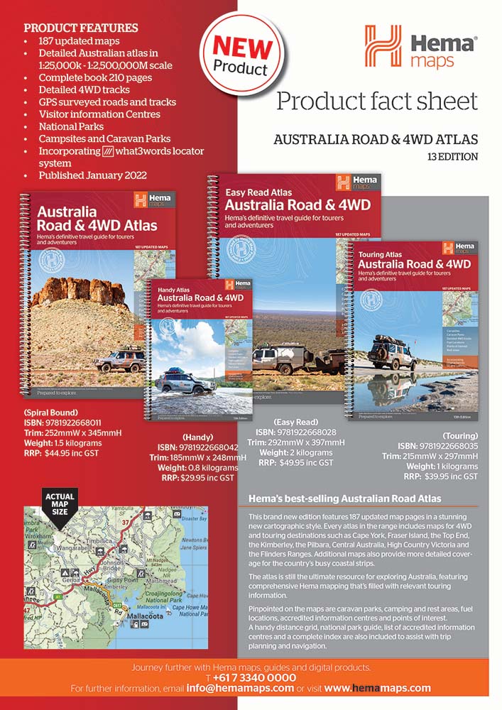 Hema Map Australia Road 1