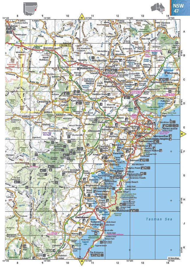 Hema Map Australia Road 4