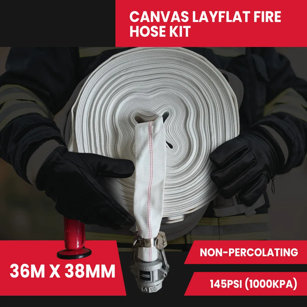 Layflat Fire Hose Kit Protege Stay Prepared In Case Of Fire 