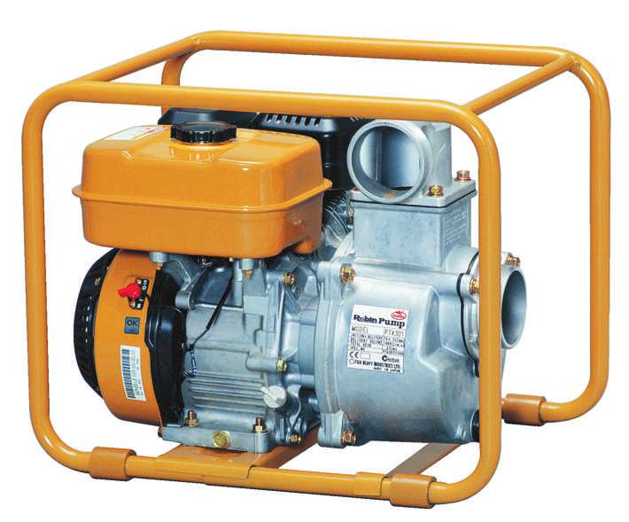 Water Transfer Pump - Large Crommelins Robin 3 Petrol