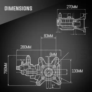 Annovi Reverberi 4000PSI Direct Drive Pump- RSV4G40D 1