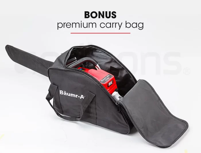 a bonus carry bag with zip for easy removal